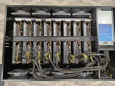 GPU Mining Rig X8 NVIDIA CMP 50HX Mining GPUs