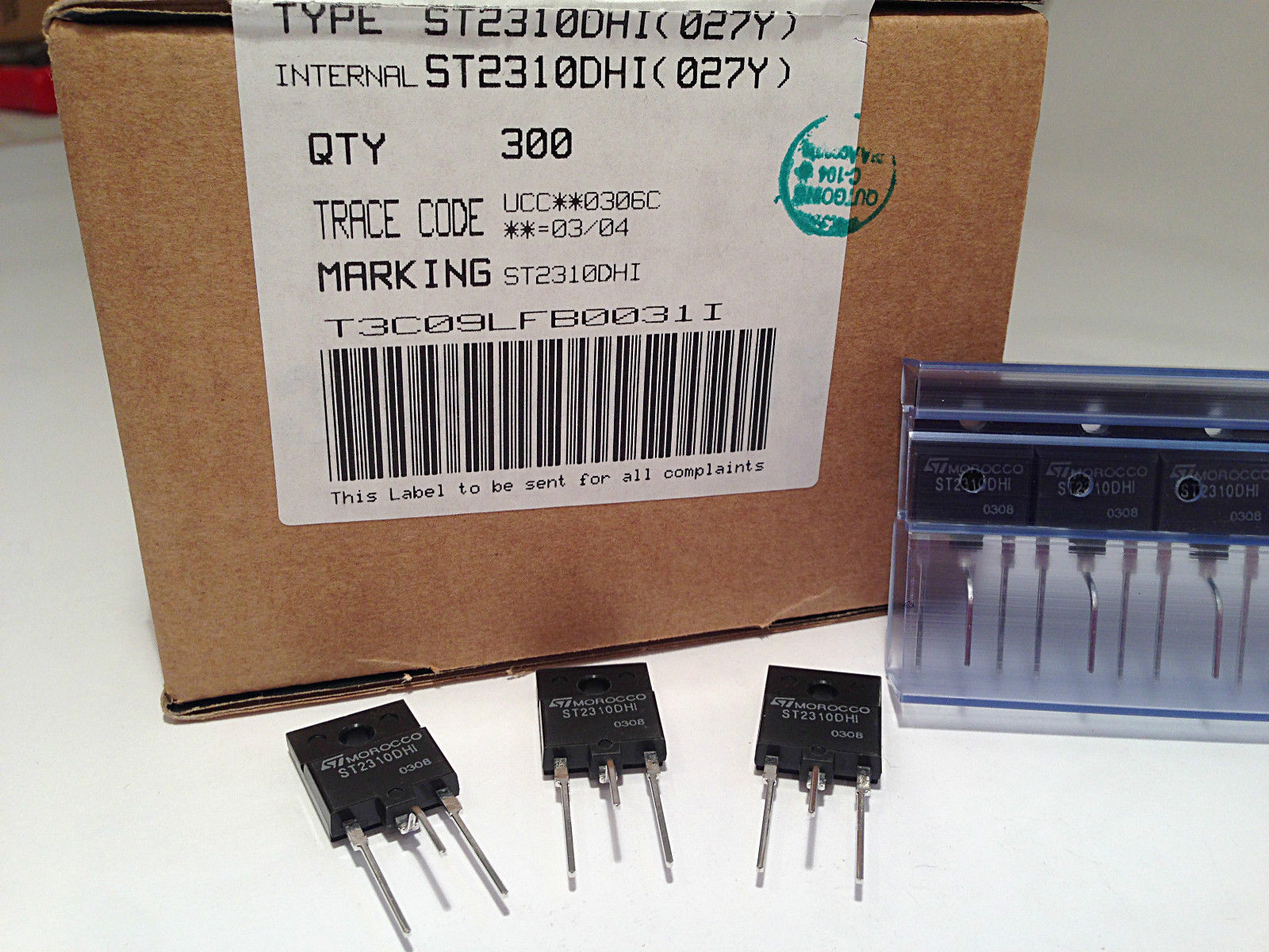 驚きの価格が実現！ TRANSISTOR NPN | ST2310DHI Stück 30 |VCBO 600V VCEO | 1500V 日焼け止め