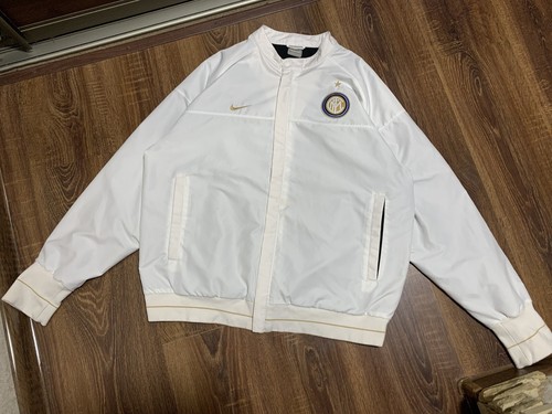 Nike インテル・ミラノ 2008年モデル サッカージャージ。ダメージ有り。 Nike FC Internazionale Inter Milan 2008 Track Top Jacket