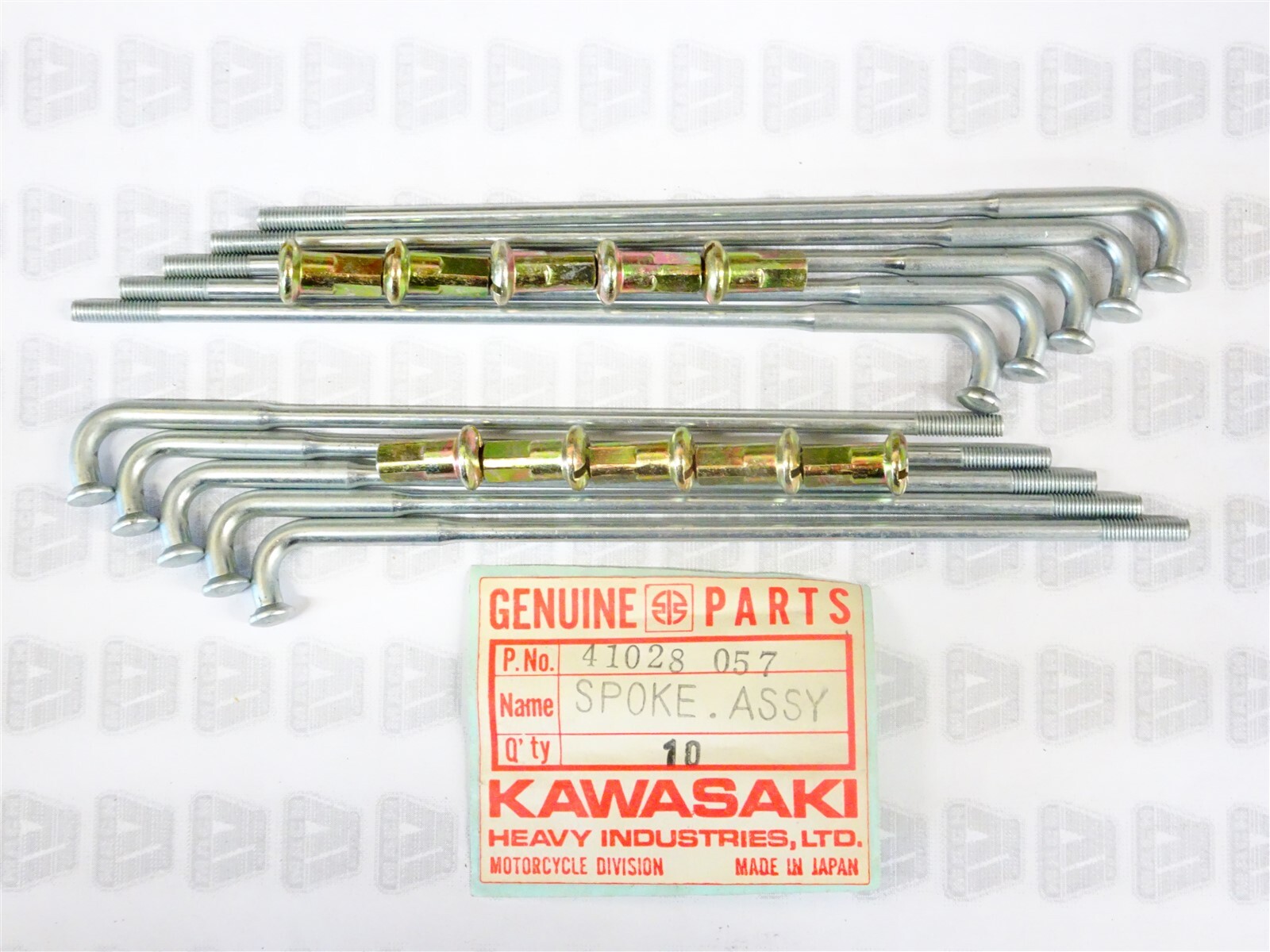 Kawasaki NOS NEW 41028-057 Outer Spoke Assy (10) Z1 H2 KZ | eBay