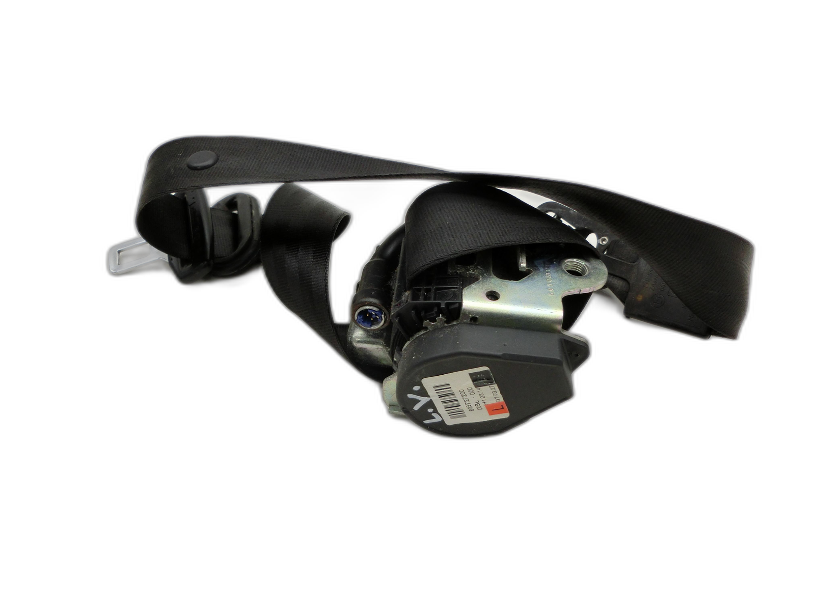 Belt Safety with Tensioner Driver Black Left Front for Audi Q7 4L 05-09 - Bild 1