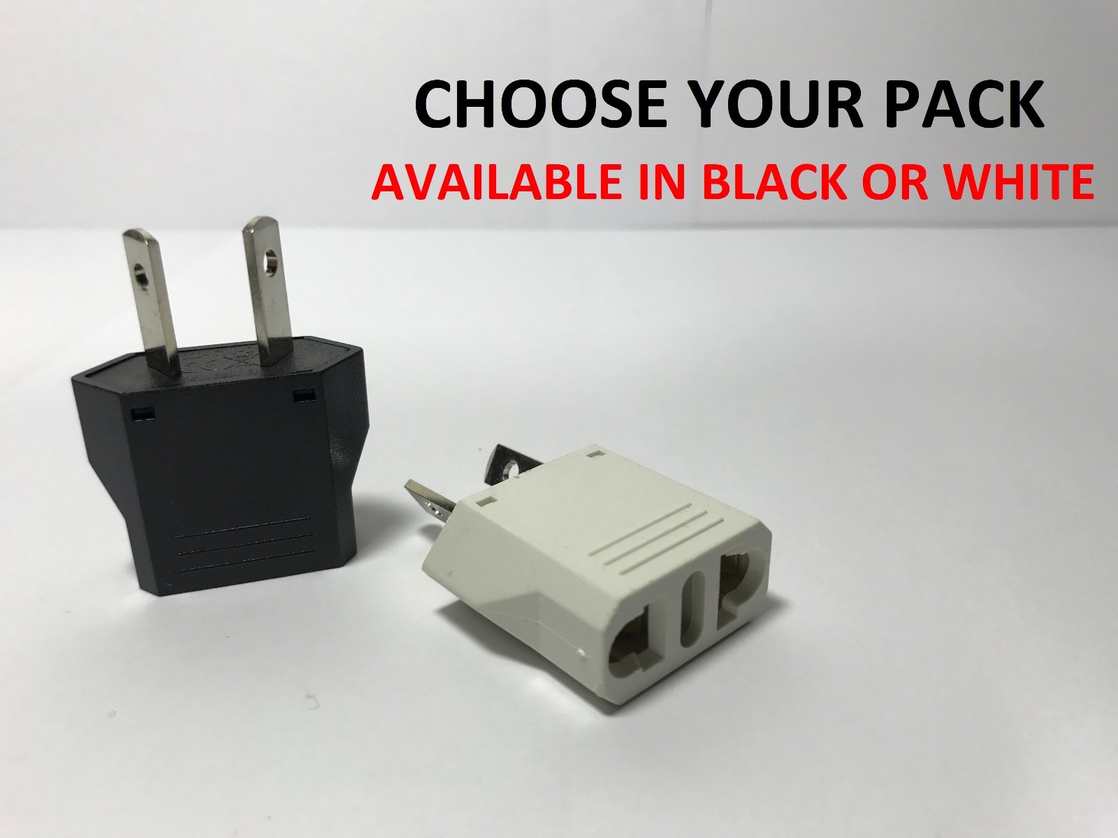 EU US USA to AU Australia New Zealand Plug Adapter Power Charger in Multi Packs