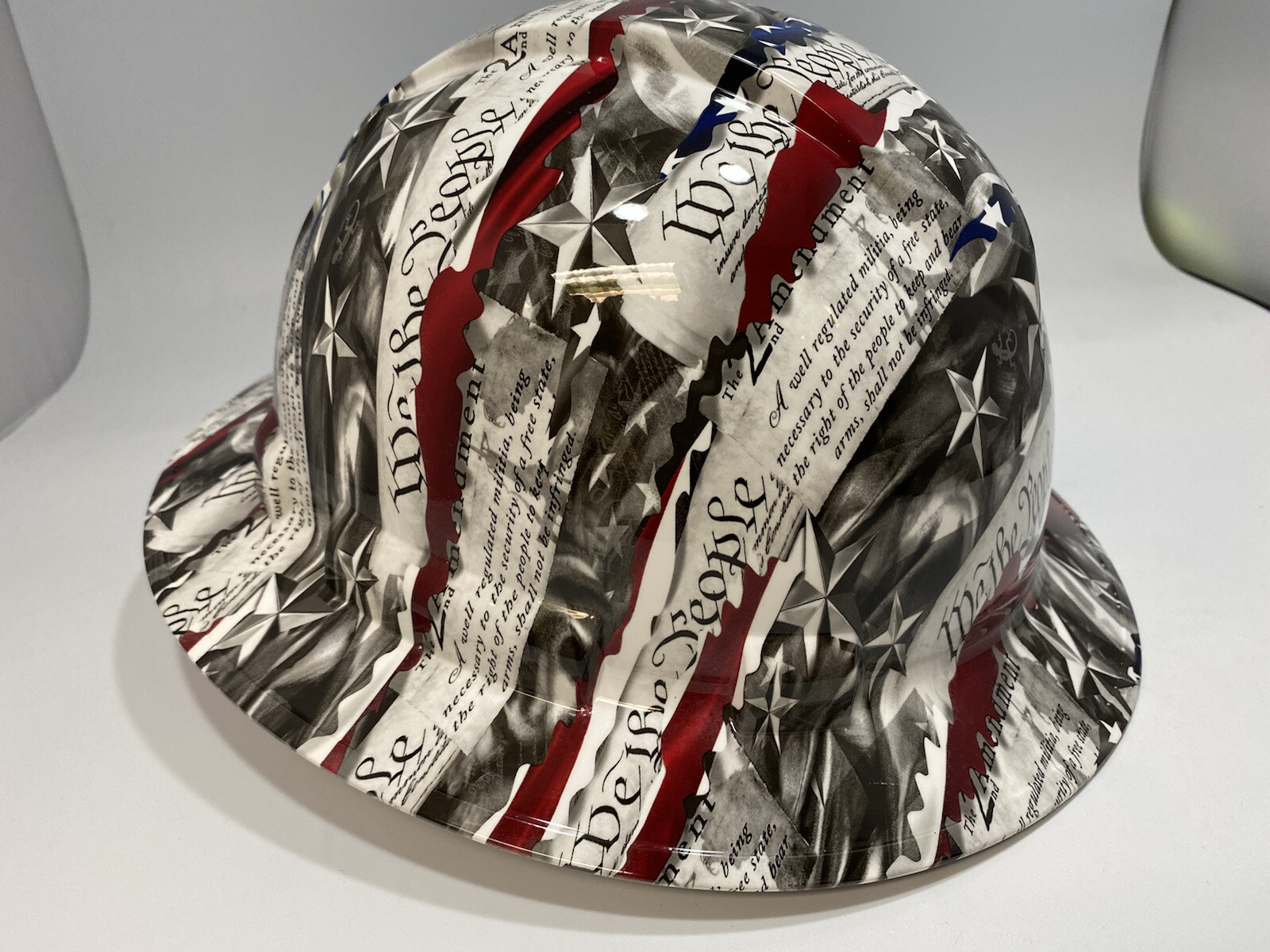 full brim custom hard hats