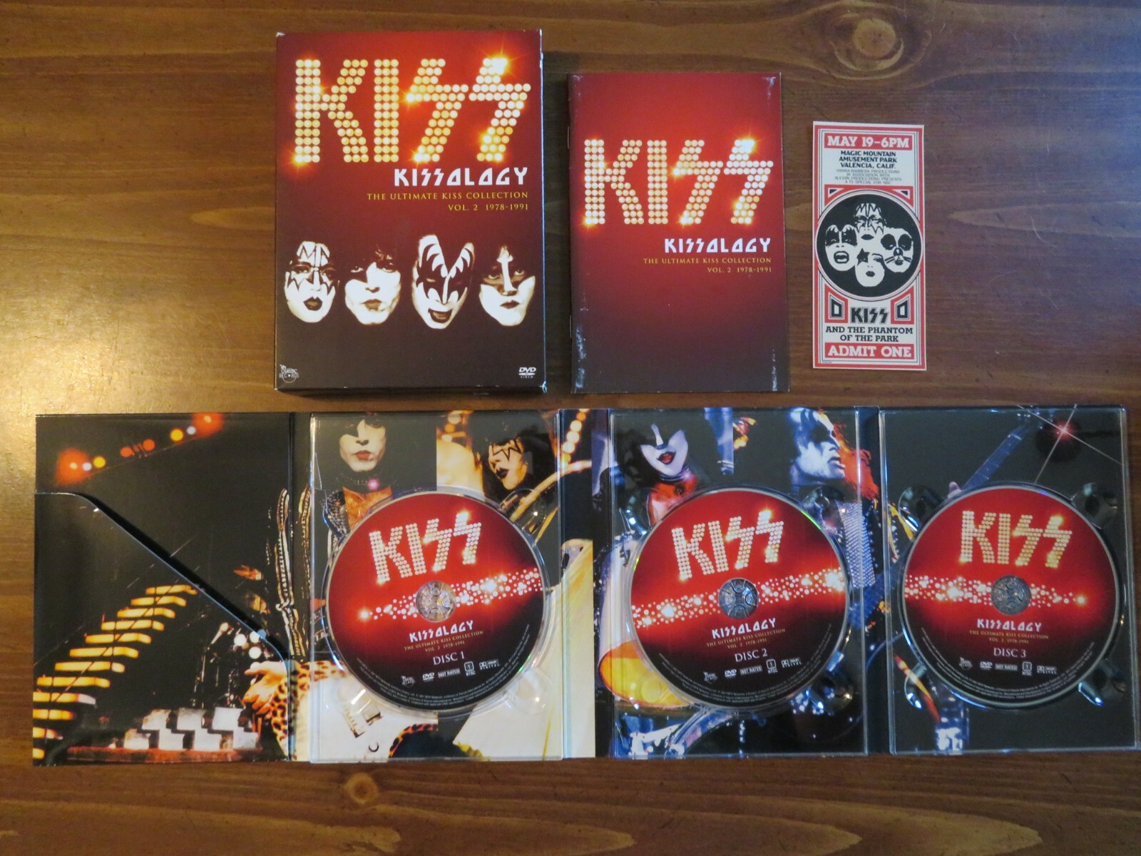 Kiss - Kissology Vol. 2 1978-1991 (DVD, 2007, 3-Disc Set
