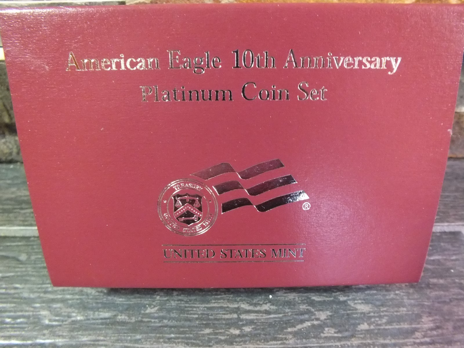 2007 W 10th Anniversary Platinum Proof Set NGC PF 70  (RARE 2 COIN NGC HOLDER)