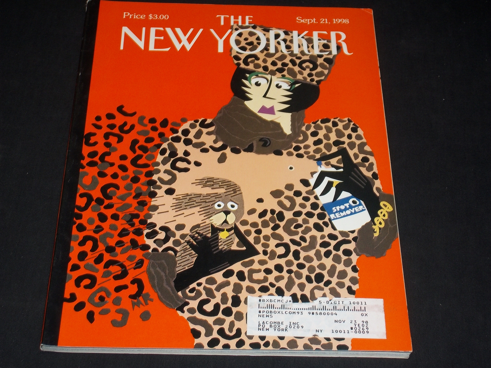 1998 SEPTEMBER 21 THE NEW YORKER MAGAZINE - NICE ILLUSTRATED COVER