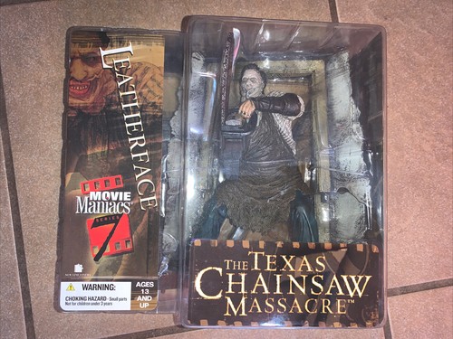SF・ファンタジー・ホラー McFARLANETOYS MOVIEMANIACS LEATHERFACE McFarlane Movie Maniacs Series 1 Bloody Leatherface Texas