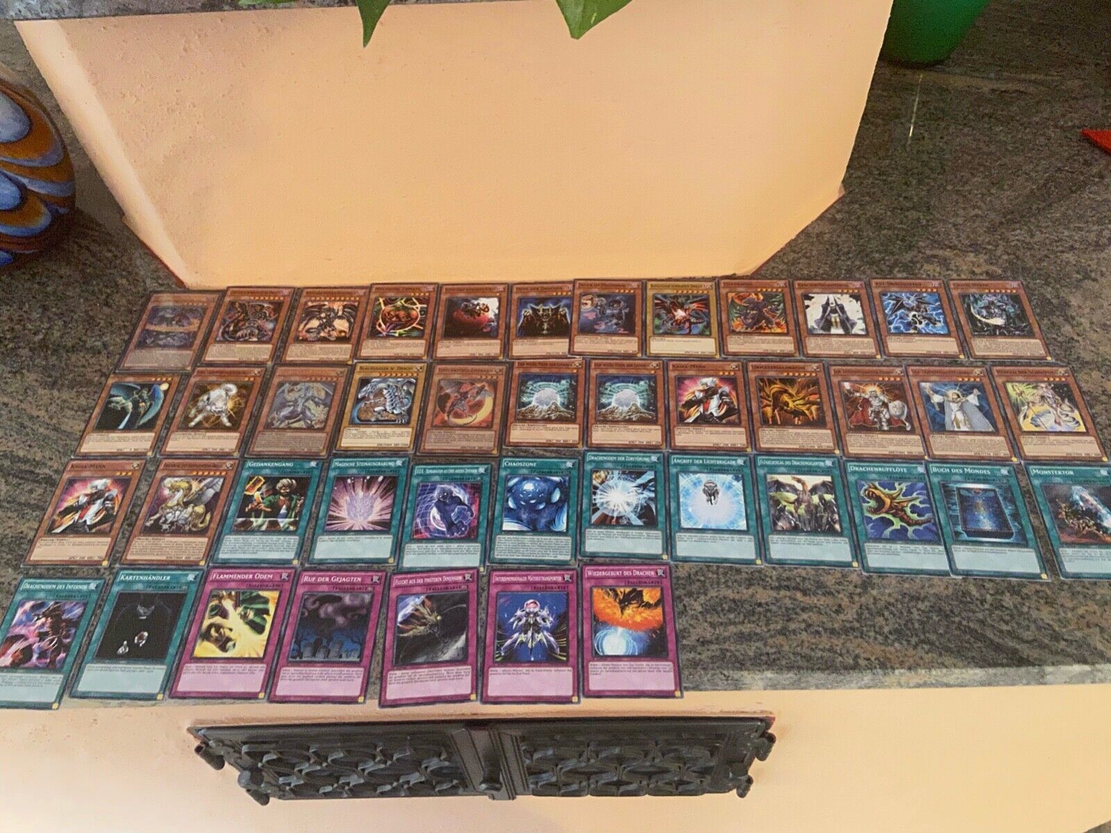 Yugioh Deck Dragons Collide 43 Karten. Guter Zustand! 