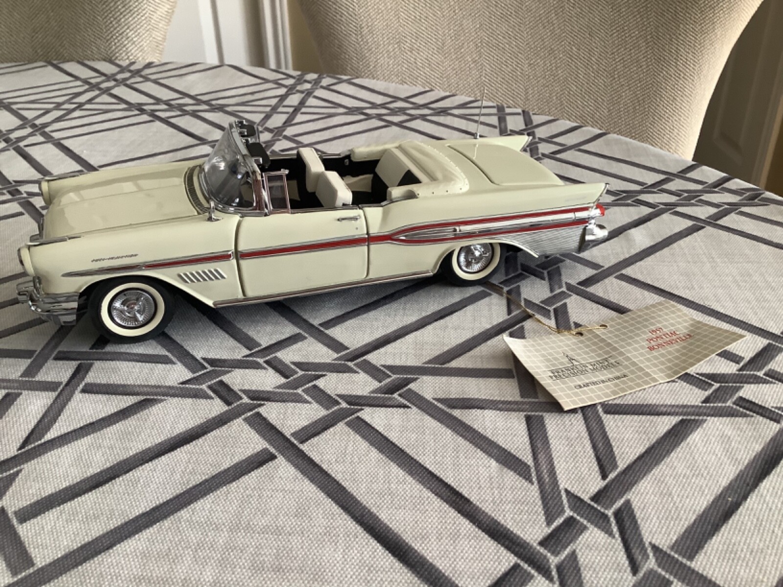 1957 Cadillac Eldorado Brougham 1:24 scale Franklin Mint