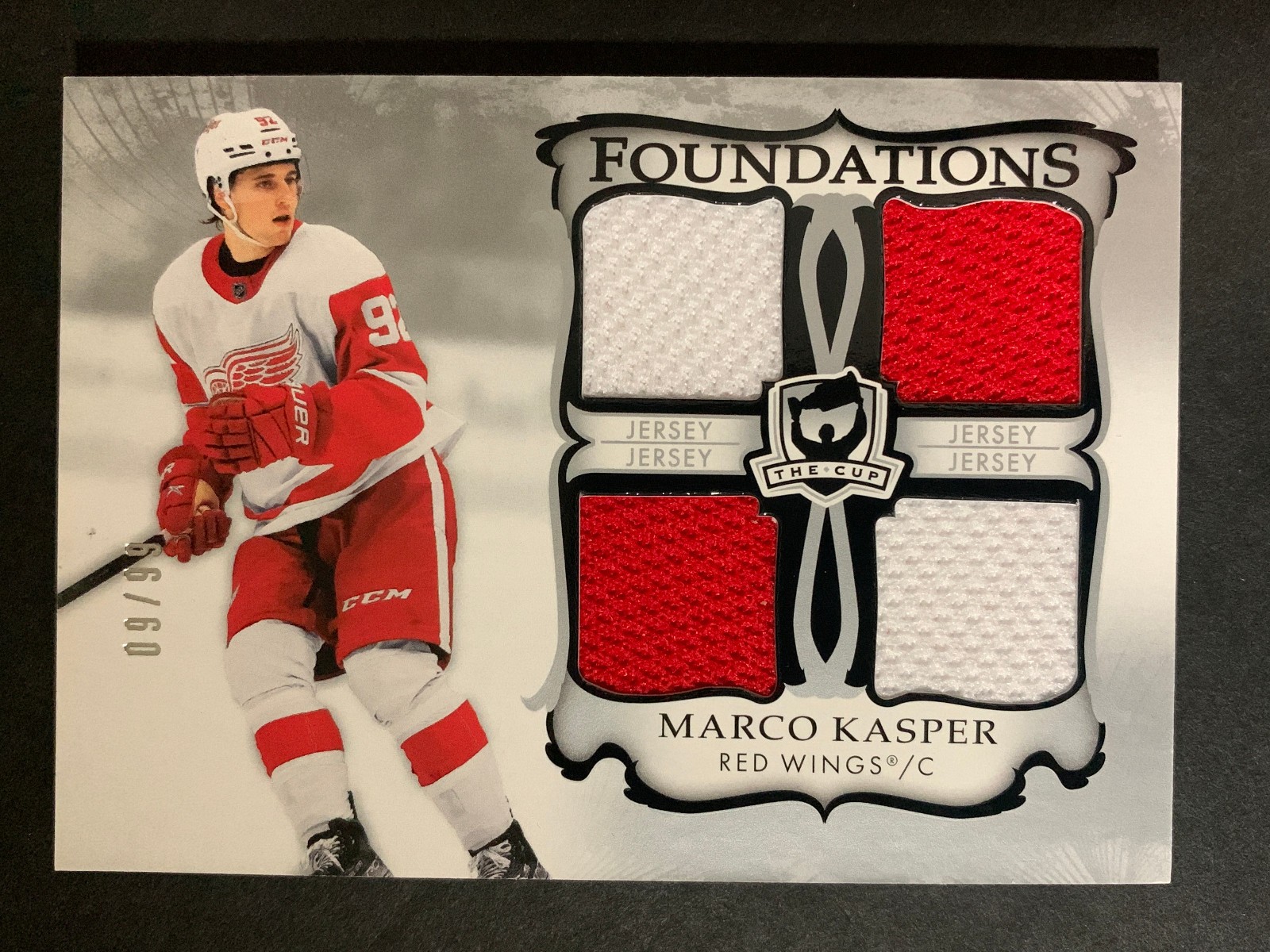 2023 Upper Deck The Cup Foundations Quad Marco Kasper Jersey /99