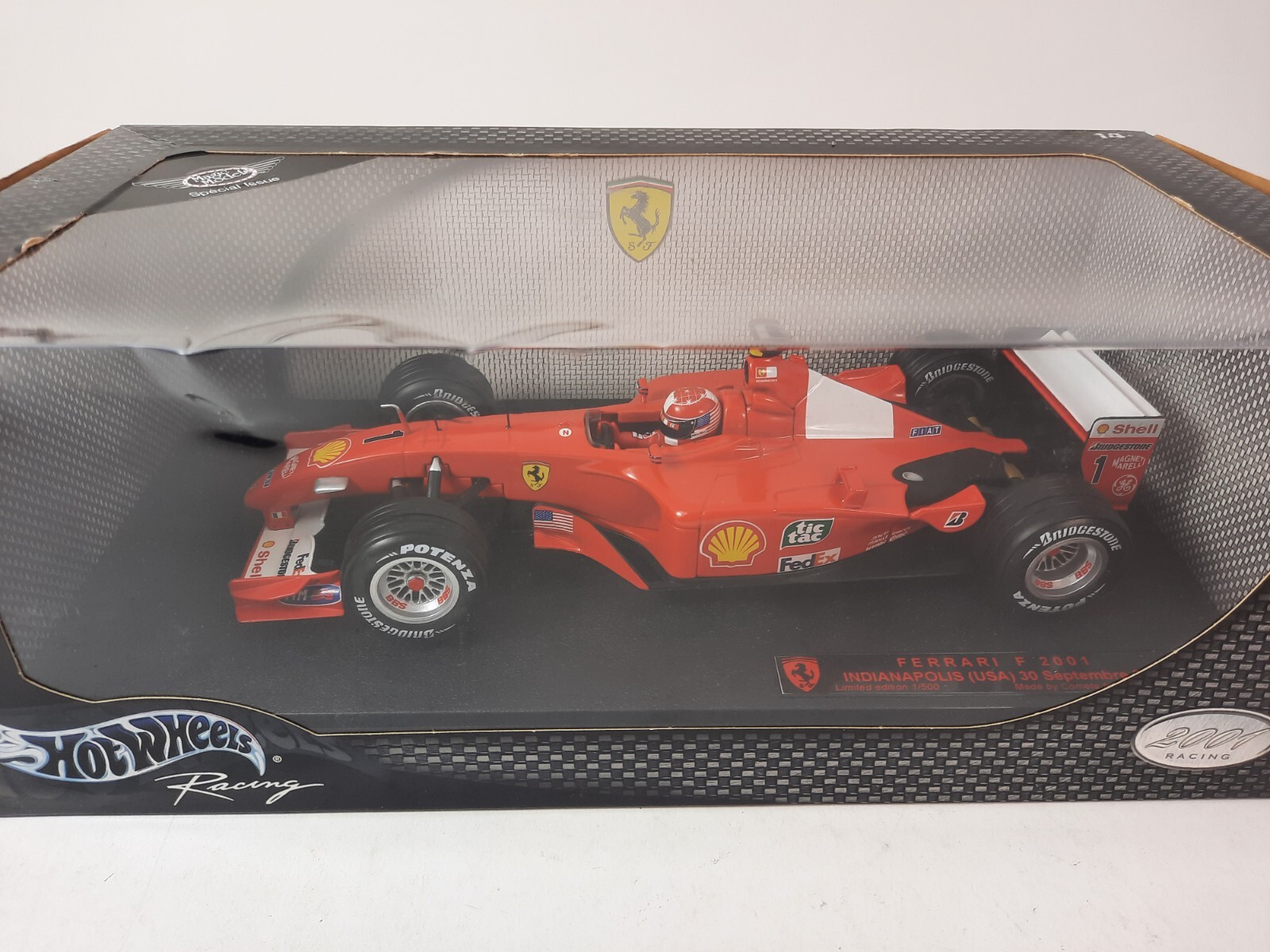 【新品】1/18 Hot Wheel Ferrari F2001 1/18 Hot Wheels Ferrari F2001 from 2001 Michael Schumacher