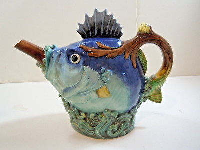 Minton Archive Collection Fish Teapot Limited Edition NIB