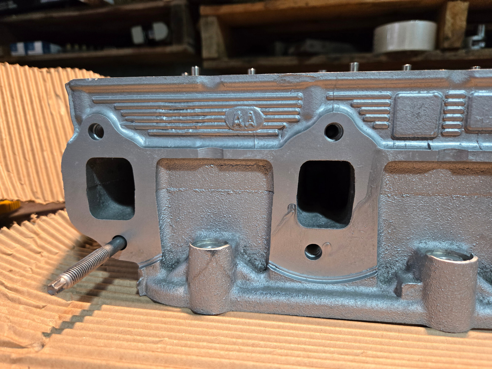 6.7 POWERSTROKE LOADED REMAN OEM CYLINDER HEAD LH DRIVERS SIDE HC3Q-6C064-AA - Picture 4 of 11