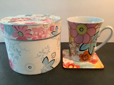 Multiple Choice So Happy Coffee Cup Mug & Matching Coaster in Original Box