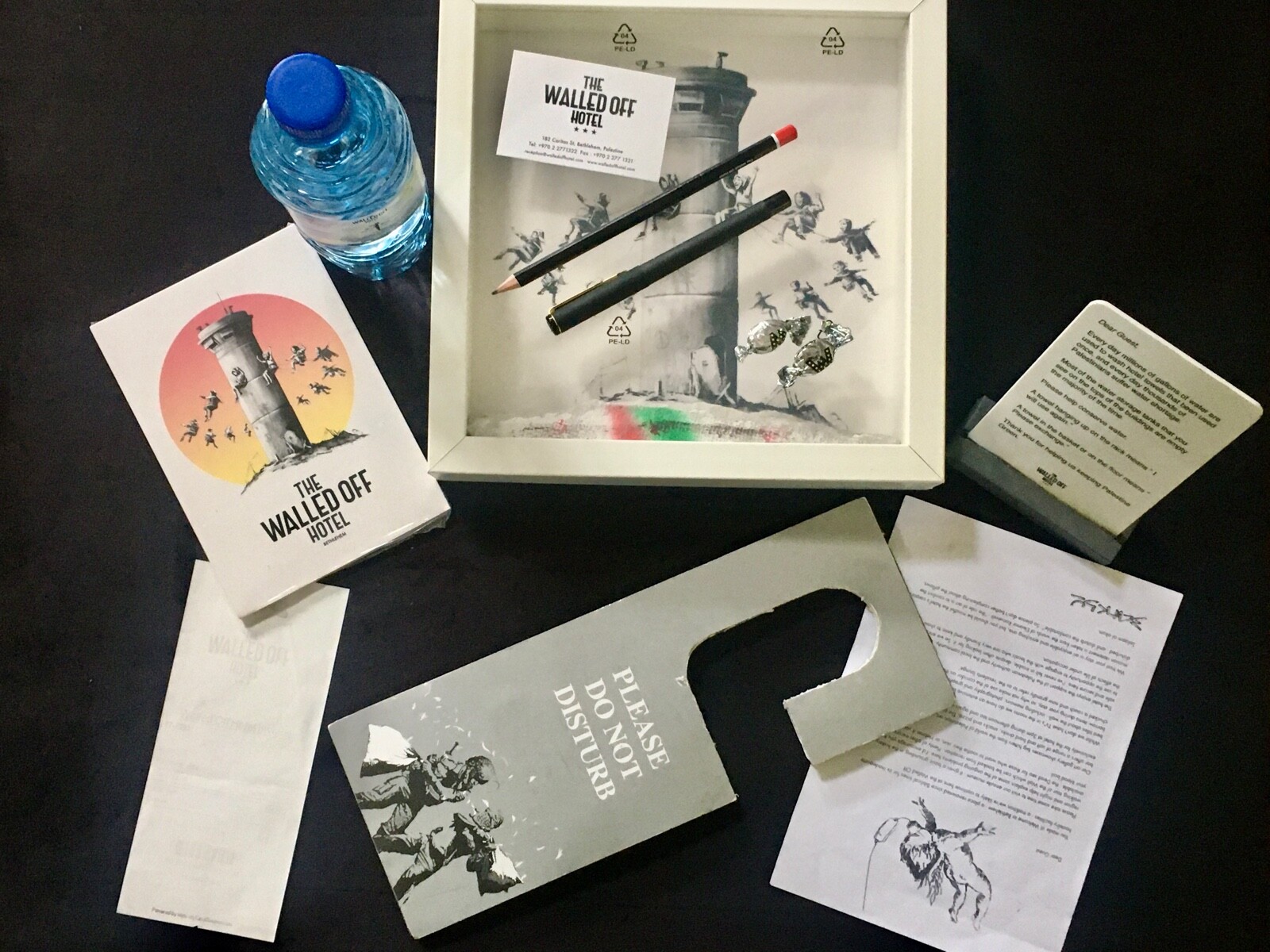 BANKSY Box Set PRINT Walled Off Hotel 1st Edition with