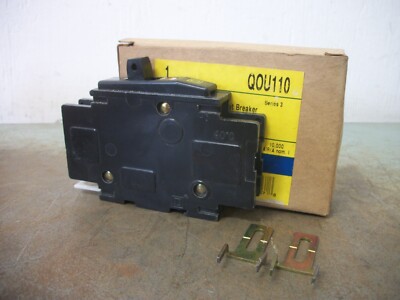 SQUARE D QOU CIRCUIT BREAKER QOU110 10AMP 240VOLT 1POLE NIB