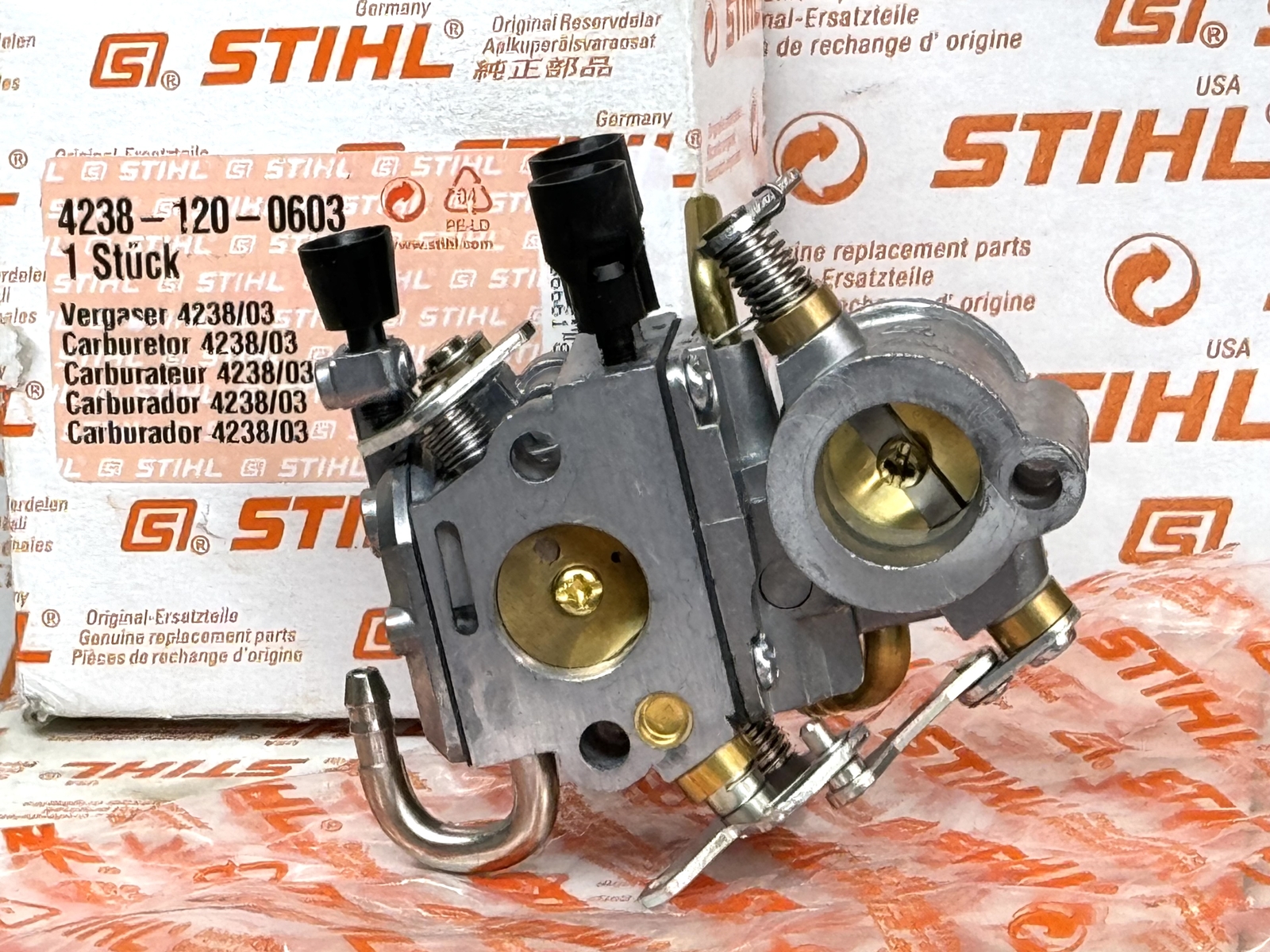 STIHL OEM ZAMA CARB 4238 120 0603 / 0600 TS410 TS420 TS440 TS410 A -A 4238/03 - Picture 3 of 4