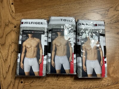 9 Pair Tommy Hilfiger Men's Size Medium BOXER BRIEFS 32-34 New In Package