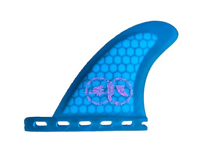Cardiff Fin MR Rear Stabilizer Honeycomb Hexcore - Blue - Fits Fut