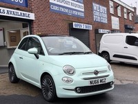 2016 Fiat 500 1.2 Lounge 3dr HATCHBACK Petrol Manual