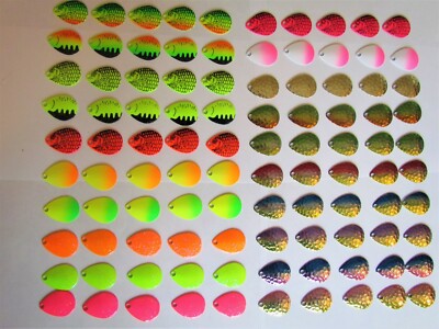 SUZIES SPINNERS 100 ct. Size 3 Colorado Blades Make your own spinner harnesses
