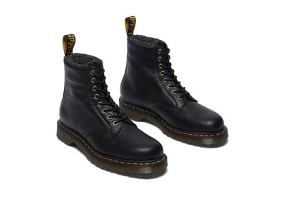 Ботинки унисекс Dr. Martens 1460 из теплой шерсти и кожи Гризли