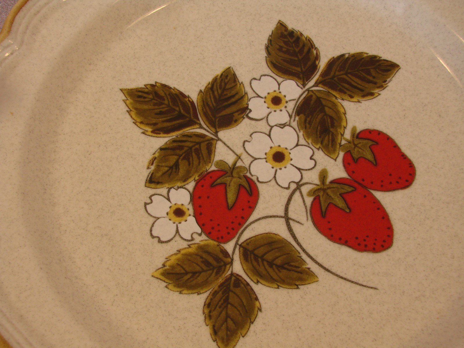 Mikasa Strawberry Festival Set Lot Of 2 Serving Plates platters