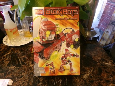 Mega Bloks Transforming Blok Bots Cyborgs vs Mutroids CLASH 120 pieces 9391 NOB