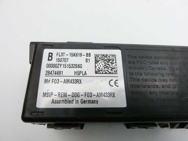 Ford Mondeo 5 V CF 14-19 Funkempfänger Zentralverriegelung Modul Ford Mondeo 5 V CF 14-19 09.12.2015 FL3T-15K619-BC... Bild 2