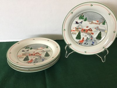 SANGO 'SILENT NIGHT' SAUCERS 6 1/2'' 4 ea.