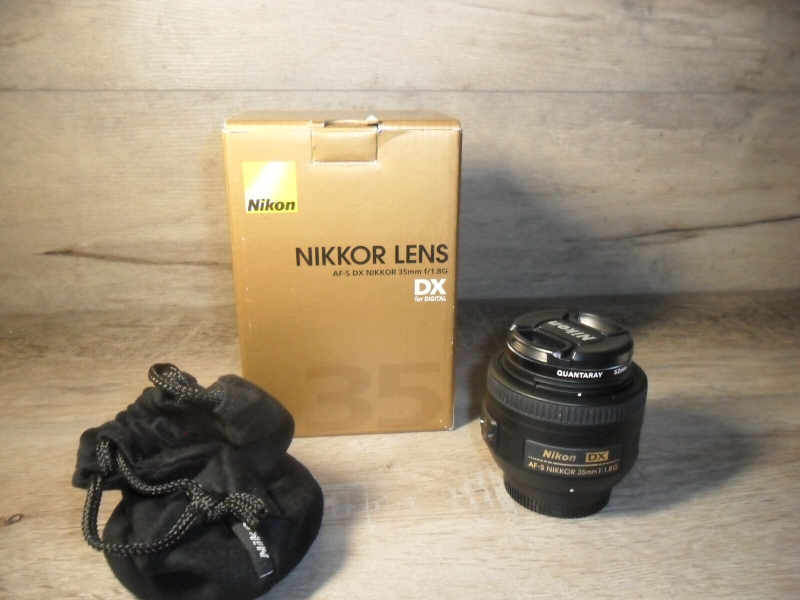 Nikon Nikkor AF-S DX 35mm F/1.8G DX w/Box & Nikon Bag ~ EX Nikon Nikkor AF-S DX 35mm F/1.8G DX w/Box & Nikon Bag ~ EX