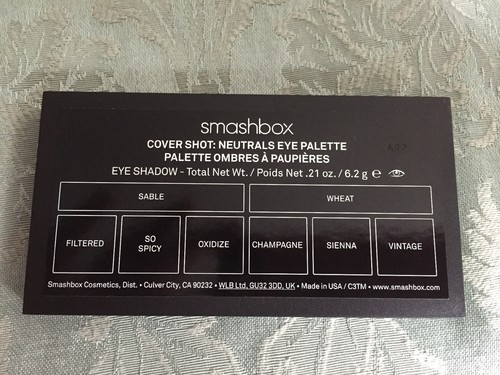 SMASHBOX COVER SHOT NEUTRAL EYE PALETTE NEW UNBOXED FULL SIZE