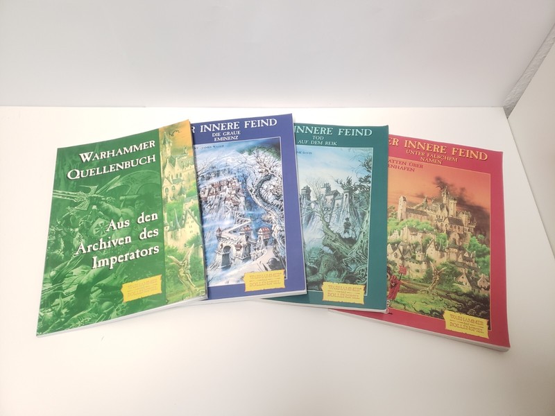 Warhammer Das Rollenspiel Quellenbuch + Der Innere Feind Die Graue Eminenz +