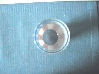 American Red White & Blue 4th of July Flag Vase Glass