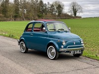1970 Fiat 500, LHD, sunroof, white wall tyres, new interior, nicely restored.