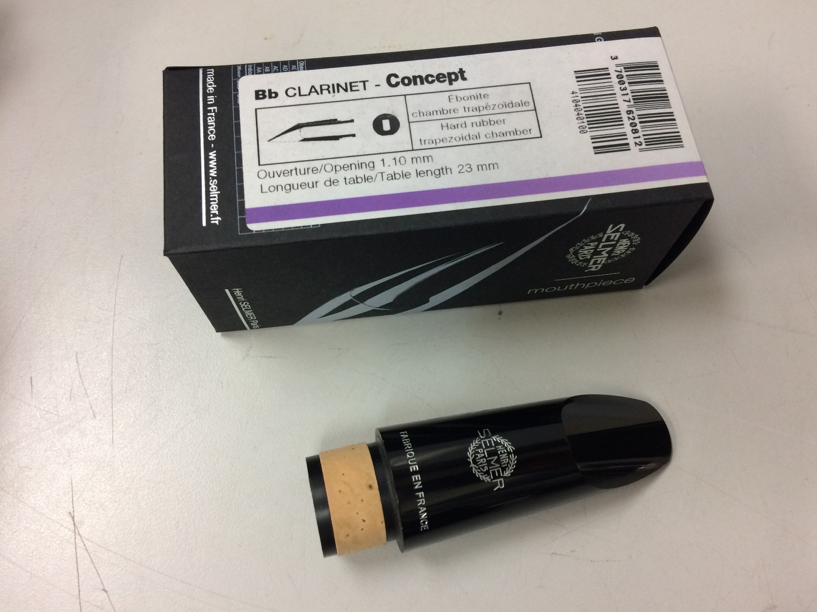 Selmer Paris Concept Bb Clarinet Accessory Bundle - Mouthpiece, Ligature, Cap...