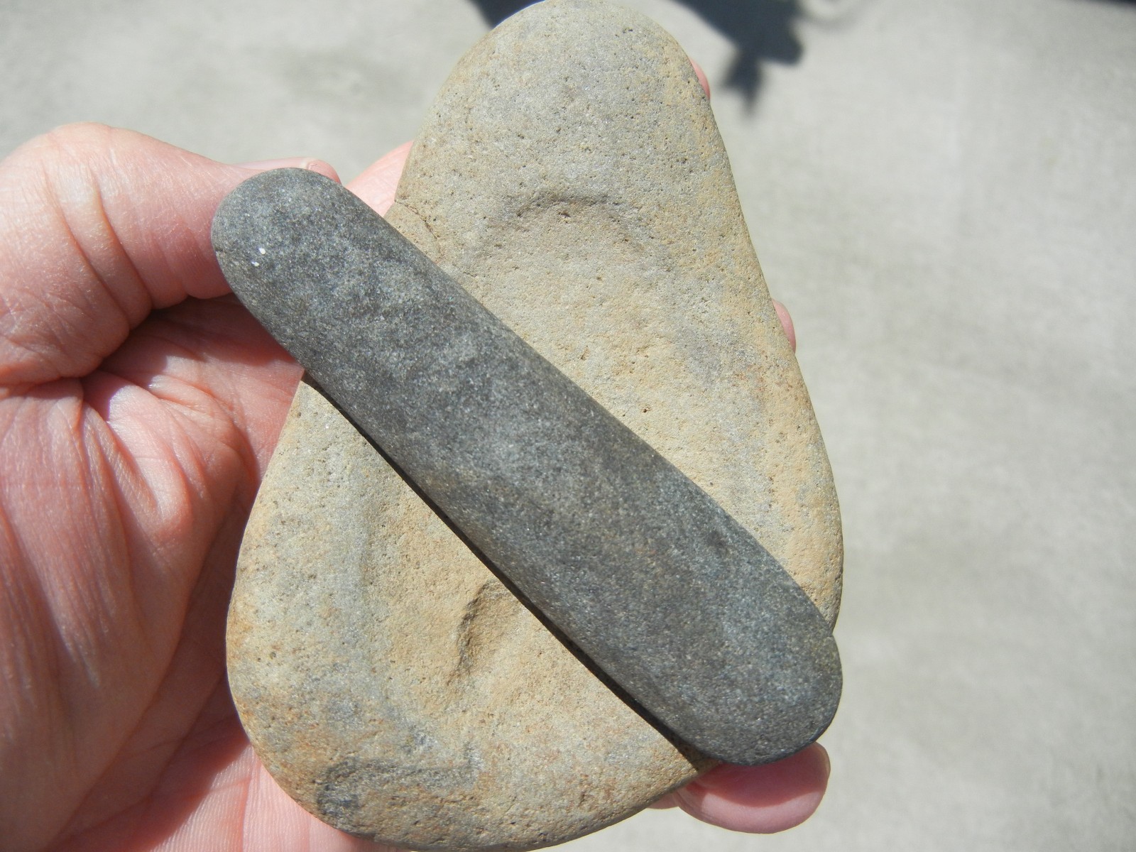 Indian Artifact Hand Mortar and Pestle