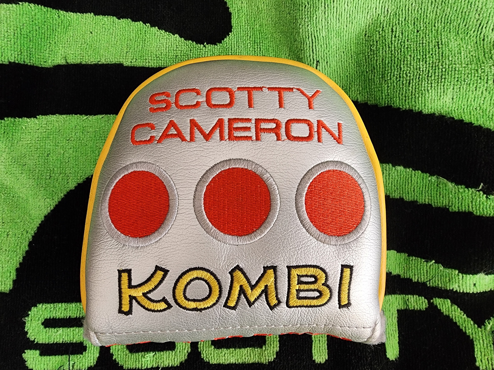 和幸　SCOTTY CAMERON KOMBI パター ヘッドカバー有 Scotty Cameron Putter Headcover Kombi Mallet Silver RH Head cover
