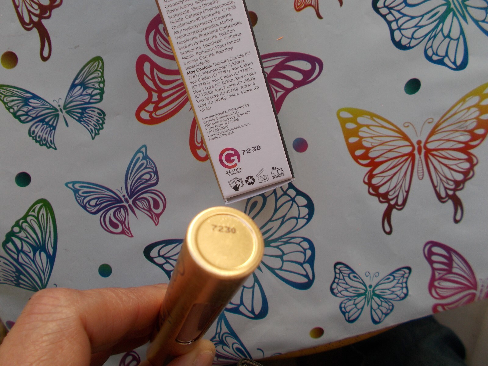 Grande Lips HydraPlump Semi-Matte Liquid Lipstick RIVER CLAY Full size BNIB