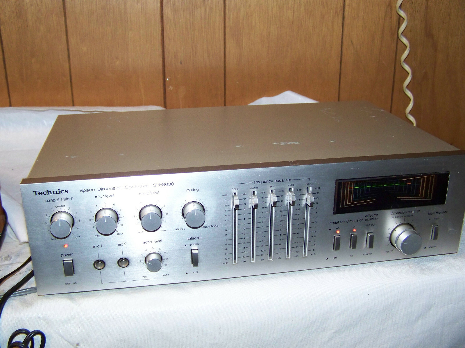 RARE TECHNICS SH - 8030, SH 8030 EQUALIZER - SPACE DIMENSIONS CONTROLLER - MIC