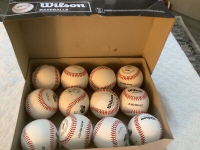 Wilson A1010 HS1 High School Baseball -12 Piece, White