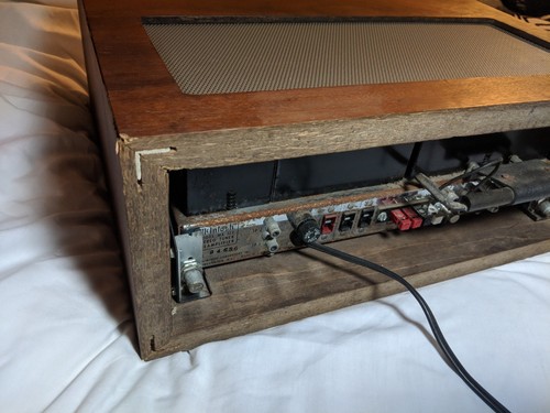 MCINTOSH MX-112 PREAMP & AM FM TUNER W/Walnut Wood Cabinet MX112 Located in Ct