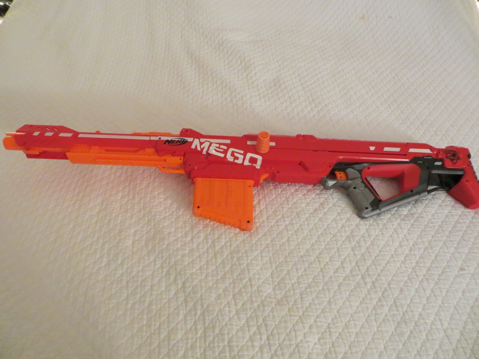 Nerf Centurion Mega Toy Blaster Dart Bolt Action N-Strike Sniper Rifle With Clip Nerf Centurion Mega Toy Blaster Dart Bolt Action N-Strike Sniper Rifle With Clip