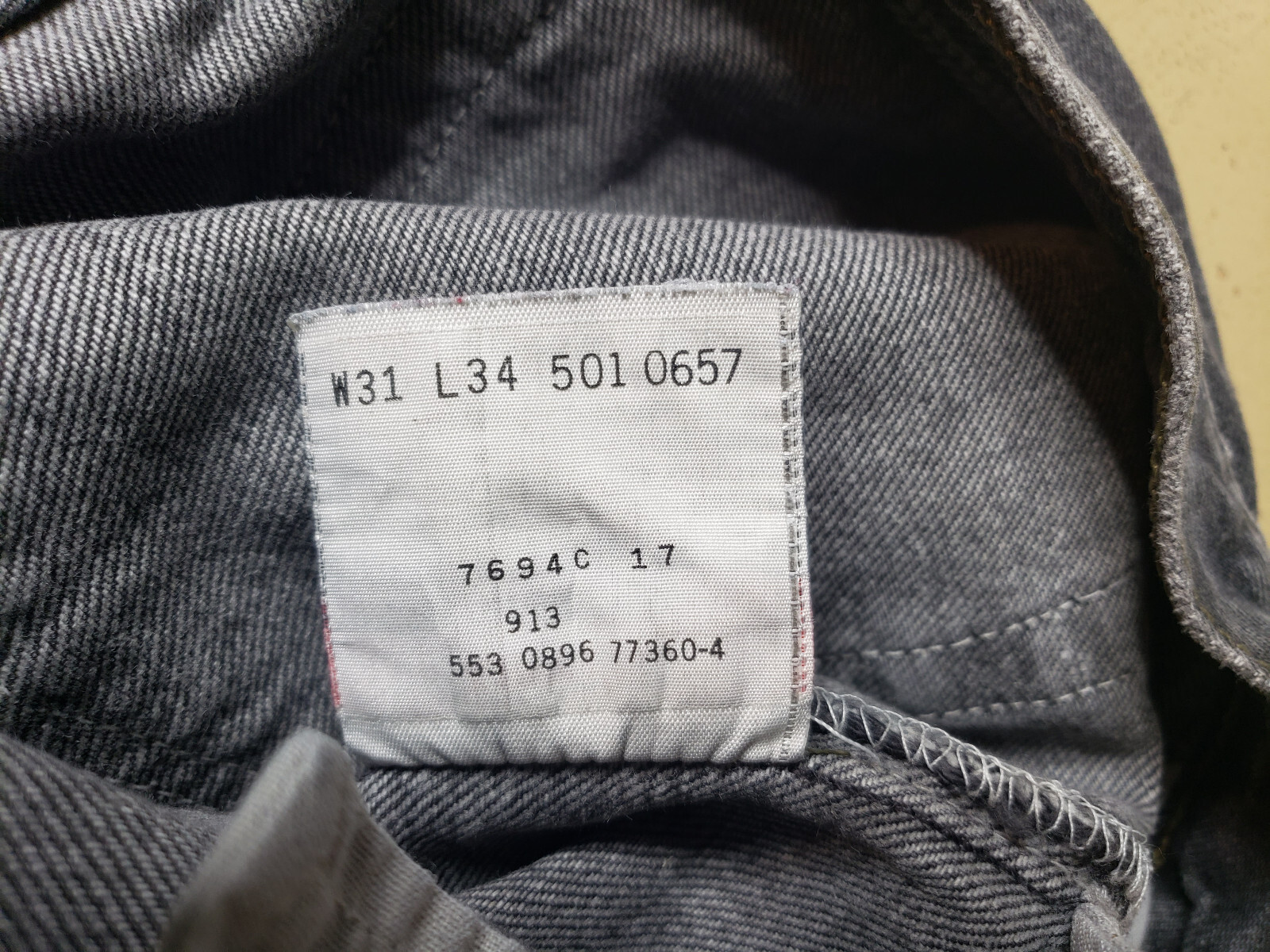 levis 501 31x34