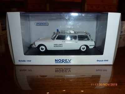 Norev 1/43 Citroen ID break ambulance Municipale urgences en boite