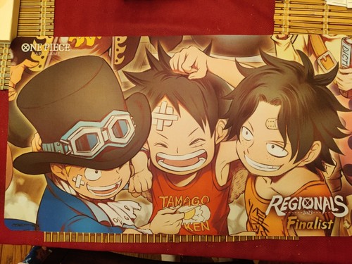 ONE PIECE プレイマット REGIONALS Finalist 三兄弟 One Piece Card Game 2023 Regional Championship Finalist