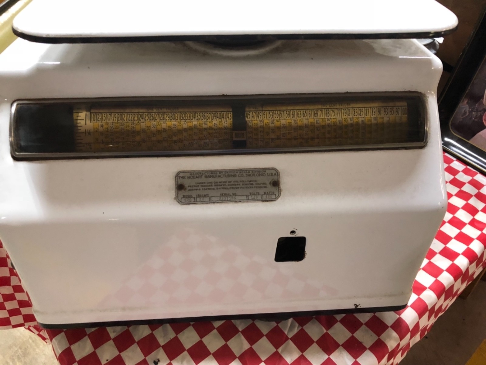 Antique/Vintage Dayton Hobart Meat/Deli Scale Model 970 Rare All Original