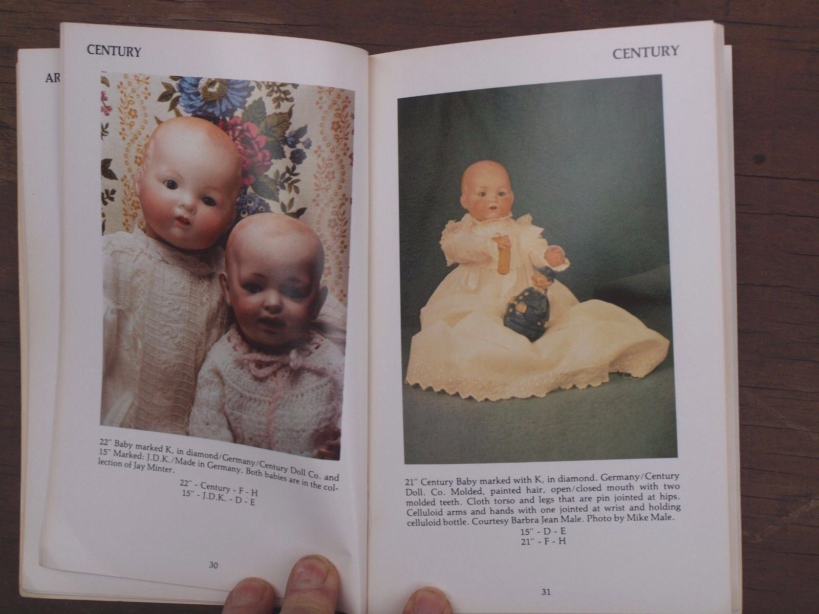 German Dolls Featuring Character Children Babies P Smith Reference Guide Book