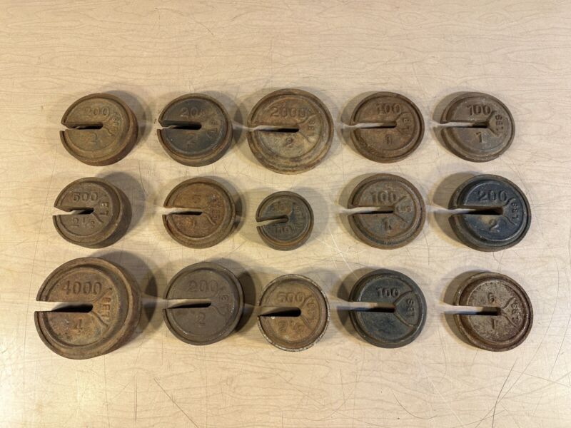 15 misc. scale weights