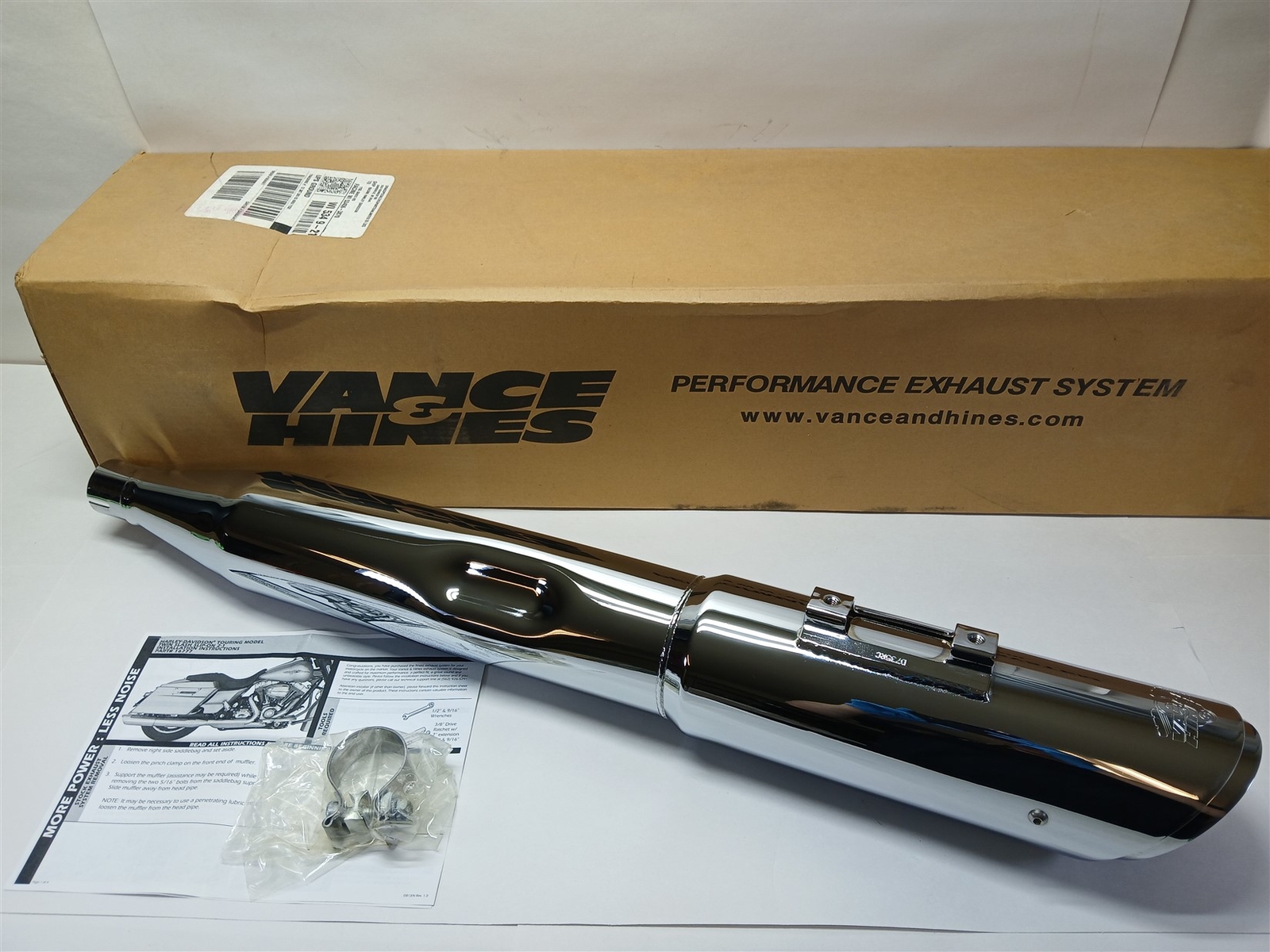 Harley-Davidson Touring Vance & Hines Slash 2 into 1 Slip-On Harley-Davidson Touring Vance & Hines Slash 2 into 1 Slip-On